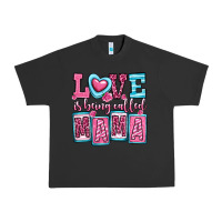 Pigment Black love is being called mama Urban Heavy Tee - OliviaCreatesArt