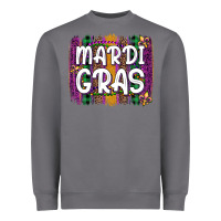 Storm mardi gras fleur de lis brush stroke Heavyweight Sweatshirt - Artiststas