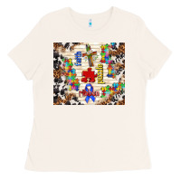 Bone faith puzzle ribbon Ladies Tee - TumblerDesignByShophia