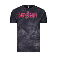 Cloud Black Mama neon lightning bolt mother's day Vintage Tee - HowdyJamesFarm