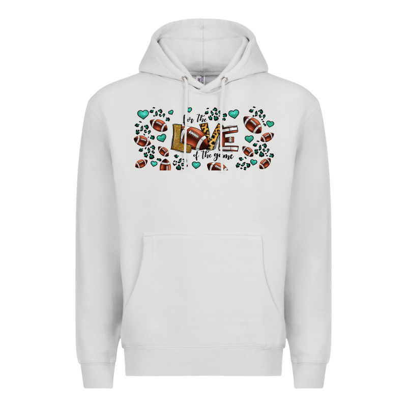 For The Love Of The Game American Football Premium Hoodie by Jasminsmagicworld | Teevron