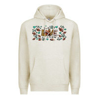 Oatmeal Heather for the love of the game American football Premium Hoodie - Jasminsmagicworld