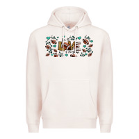 Pale Pink for the love of the game American football Premium Hoodie - Jasminsmagicworld