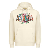 Sandshell abuela flowers Premium Hoodie - RacoonDesign