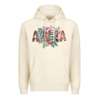 Tofu abuela flowers Premium Hoodie - RacoonDesign