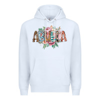White abuela flowers Premium Hoodie - RacoonDesign