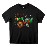 Black Afro Messy Bun Full Face Basketball Mom Heavy Core Tee - texasbilliewilder