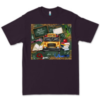 Plum school bus back to school Premium Tee - texasbilliewilder
