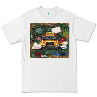 White school bus back to school Premium Tee - texasbilliewilder
