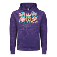 Cloud Purple Easter gnomes Vintage Hoodie - OliviaCreatesArt
