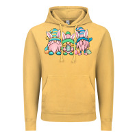 Vintage Mustard Easter gnomes Vintage Hoodie - OliviaCreatesArt