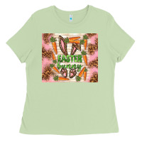 Matcha easter bunny with carrots Ladies Tee - TumblerDesignByShophia