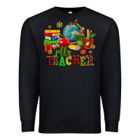 Black christmas jolly teachers Premium Sweatshirt - AdoDesignShop