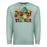 Seafoam christmas jolly teachers Premium Sweatshirt - AdoDesignShop