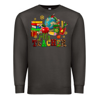 Smoke christmas jolly teachers Premium Sweatshirt - AdoDesignShop