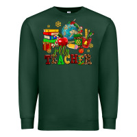 Sports Green christmas jolly teachers Premium Sweatshirt - AdoDesignShop