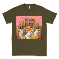 Army Green just a girl who loves goats tumbler Classic Tee - TumblerDesignByShophia
