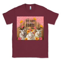 Burgundy just a girl who loves goats tumbler Classic Tee - TumblerDesignByShophia