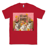 Red just a girl who loves goats tumbler Classic Tee - TumblerDesignByShophia