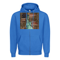 True Royal statue of liberty tumbler Zipper Hoodie - BarkalooDesign