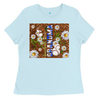 Baby Blue baseball grandma Ladies Tee - TumblerDesignByShophia