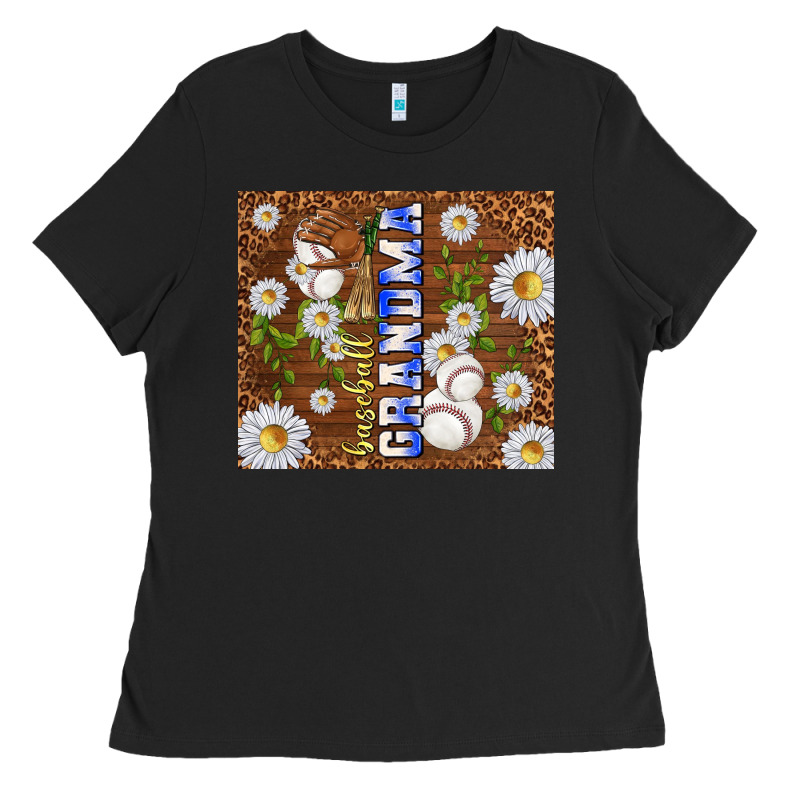 Baseball Grandma Ladies Tee by TumblerDesignByShophia | Teevron