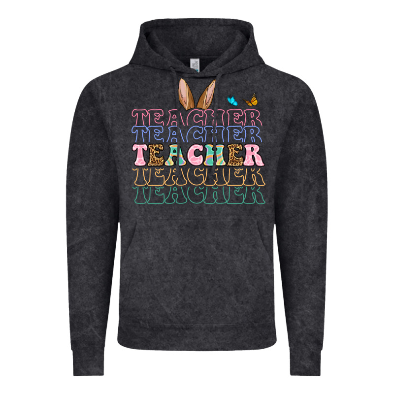 Easter Bunny Teacher Vintage Hoodie by OliviaCreatesArt | Teevron