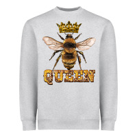 Heather Grey queen bee Heavyweight Sweatshirt - Artiststas