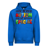 Cobalt look beyond autism and see someone special Urban Hoodie - JahusDesignShop