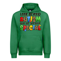 Emerald look beyond autism and see someone special Urban Hoodie - JahusDesignShop