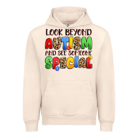 Sandshell look beyond autism and see someone special Urban Hoodie - JahusDesignShop