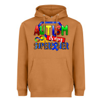 Autism Is My Superpower Heavyweight Hoodie | Teevron