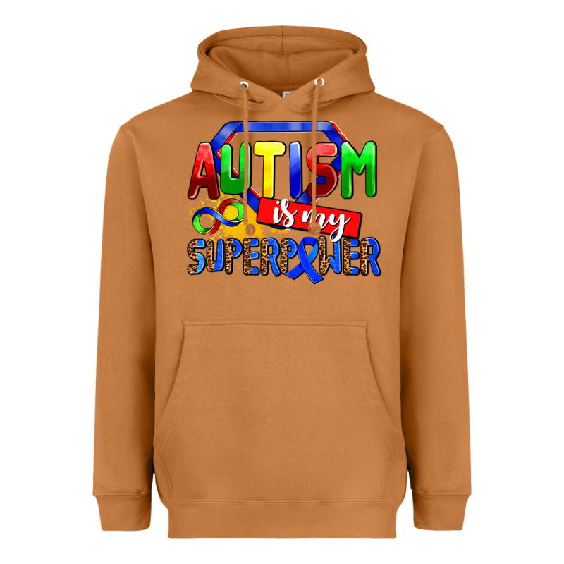 Autism Is My Superpower Heavyweight Hoodie by AdoDesignShop | Teevron