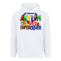 White autism is my superpower Heavyweight Hoodie - AdoDesignShop