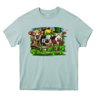 St Patrick's Day Heifers Heavy Core Tee | Teevron