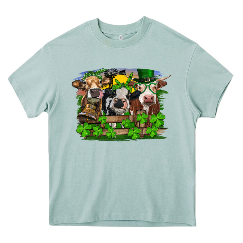 St Patrick's Day Heifers Heavy Core Tee by RanaPortraitStore | Teevron