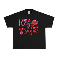 Black hey sugar with lips and candies olivia Urban Heavy Tee - OliviaCreatesArt