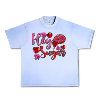 Grape Ice hey sugar with lips and candies olivia Urban Heavy Tee - OliviaCreatesArt