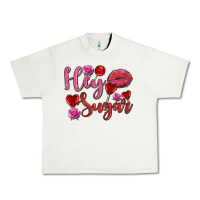 Pistachio hey sugar with lips and candies olivia Urban Heavy Tee - OliviaCreatesArt