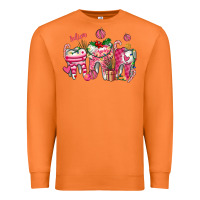 Carrot pink christmas teeth Premium Sweatshirt - AdoDesignShop