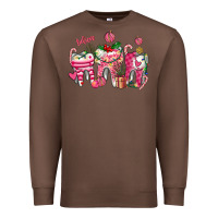 Chestnut pink christmas teeth Premium Sweatshirt - AdoDesignShop