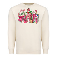 Sandshell pink christmas teeth Premium Sweatshirt - AdoDesignShop