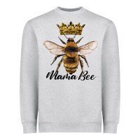 Mama Bee With Crown Heavyweight Sweatshirt | Teevron