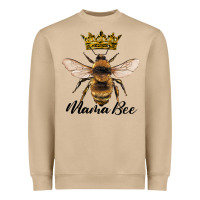 Mushroom mama bee with crown Heavyweight Sweatshirt - Artiststas