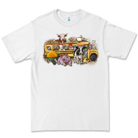 White farm animals school bus Premium Tee - texasbilliewilder