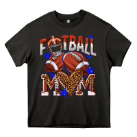 Asphalt American Football Mom Heavy Core Tee - NancyCooperArtShop