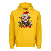 Lemon Mooey Christmas Premium Hoodie - CowhideDigitalArt