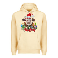 Pina Colada Mooey Christmas Premium Hoodie - CowhideDigitalArt