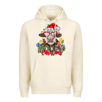 Tofu Mooey Christmas Premium Hoodie - CowhideDigitalArt