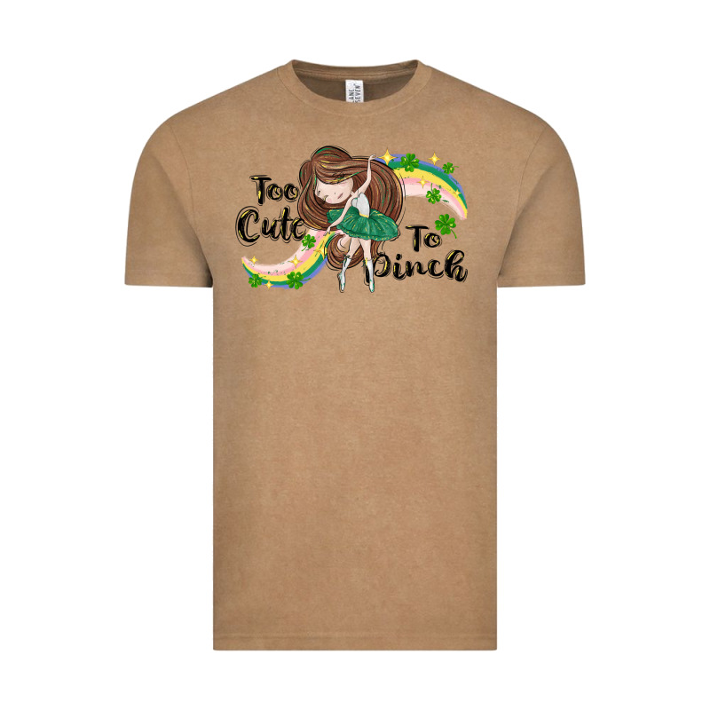 St. Patrick' Too Cute To Pinch Vintage Tee by CowGirlArtShop | Teevron
